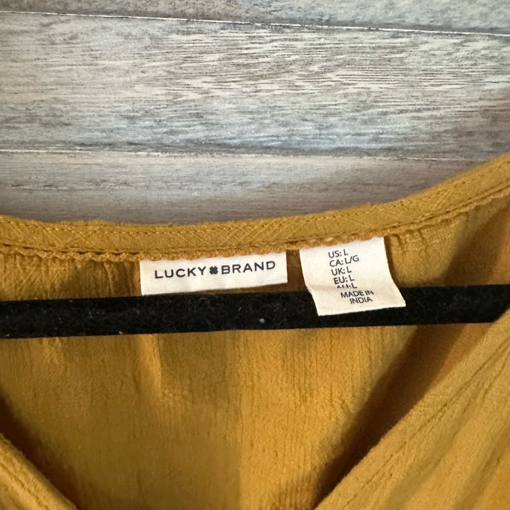 Lucky Brand Tiered Button down Maxi dress - Picture 4 of 4